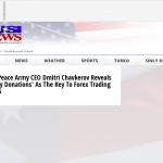 Forex Peace Army Chief Dmitri Chavkerov Reveal Donating As A Key To Success For KUSI-TV IND-51 (San Diego, CA)